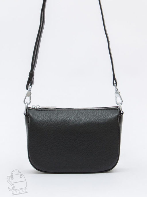 Сумка женская кожаная 1028C black Polina&Eiterou