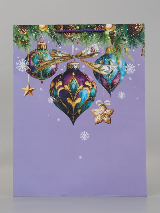 Пакет подарочный «Винтажные игрушки», 33×10×42.5 см