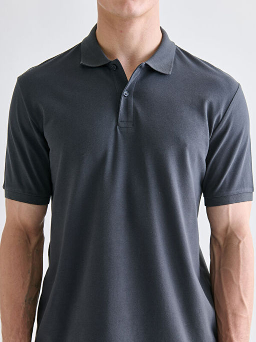 Polo Yaka K?sa Kollu Pike Erkek Ti??rt