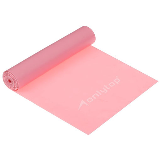 Эспандер ленточный для фитнеса ONLYTOP, 150×15×0.04 см, 10 кг, цвета МИКС