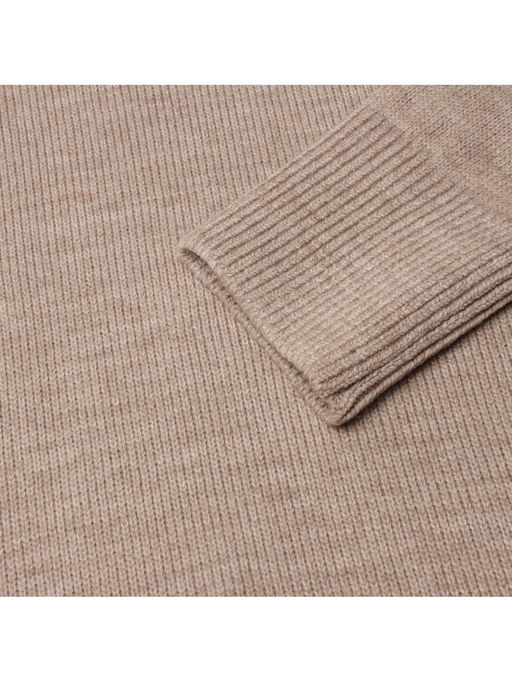 Джемпер женский вязаный MINAKU: Knitwear collection, бежевый, размер 46-48