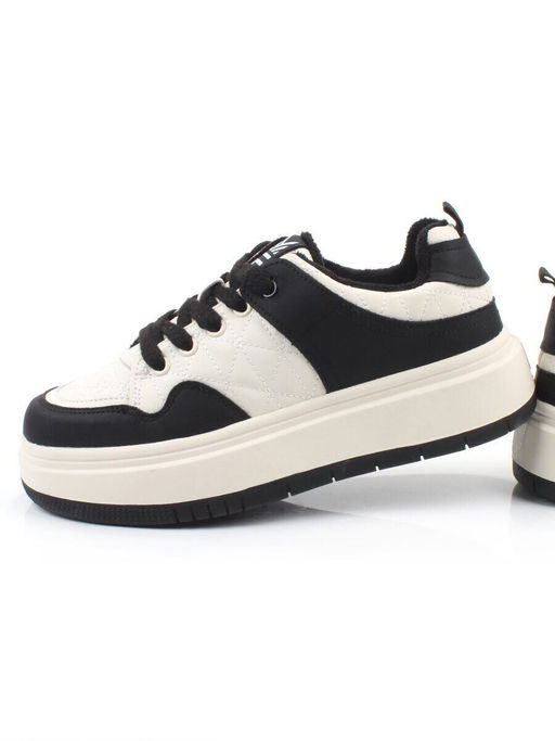 04-PDH336-2 BLACK Кроссовки демисезонные женские (натуральная кожа, нубук)