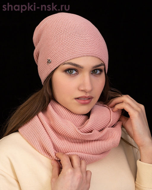 LL 36 PL 36 Комплект женский (колпак+снуд) (56-58)