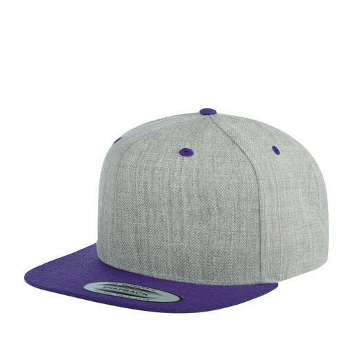 Бейсболка FLEXFIT арт. 6089MT (серый / фиолетовый)