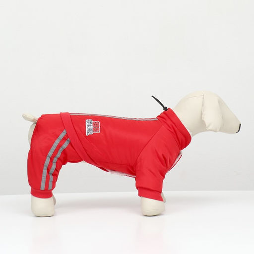 Комбинезон Спорт с светоотрожающими полосами, размер S (ДС 25, ОГ 35, ОШ 25см), красный - Simaland фото 2