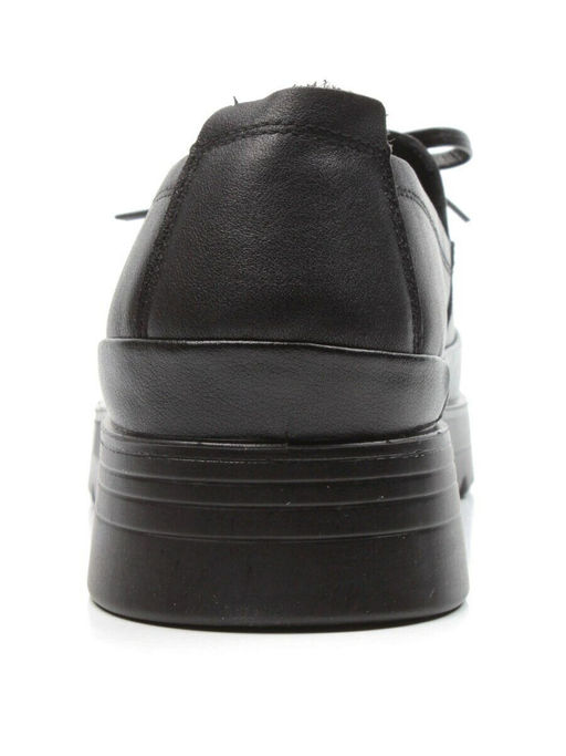 03-5302 BLACK Полуботинки женские (натуральная кожа)
