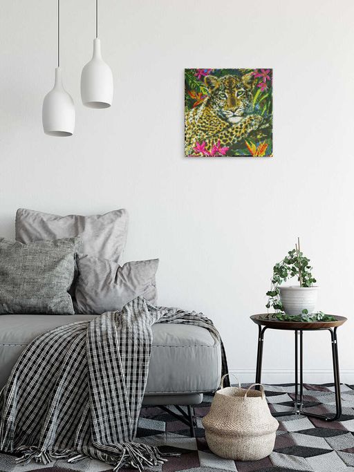 Набор для творчества Алмазная мозаика арт. 59805 / 20 МАРОККАНСКИЙ ЛЕОПАРД размер: 30*30 см - Феникс+ фото 3