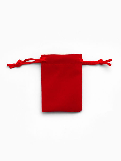 Набор мешочков подарочных 50 шт. бархатный «Классика», 5×7 см, красный