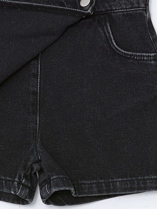 Beli Lastikli K?z ?ocuk Jean ?ort