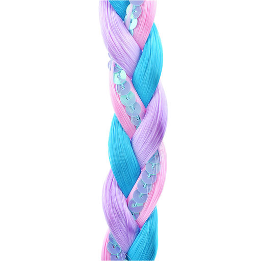 Накладная косичка на листе