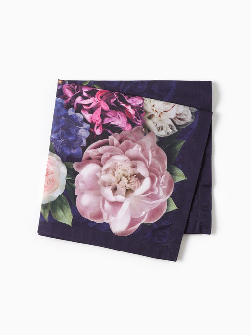 Набор кухонный «Этель. Цветочный этюд»: скатерть 110×150 см, салфетки 40×40 см, 4 шт., 100% хлопок