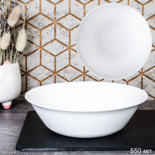 Тарелка глубокая суповая 560 мл 165 мм Глэйд / FLPW65 (WHITE) /уп 48/ - Галеонтрейд фото 2