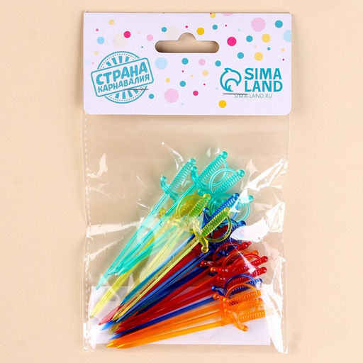 Цена за 2 шт. Шпажки для канапе Шпага, в наборе 24 штук