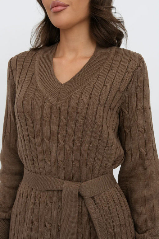 ЗЛАТА Платье М 2991/кофе