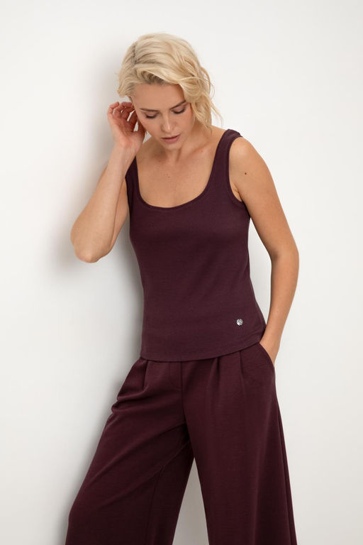 ЕВТ 3224/25/темный махагон майка жен