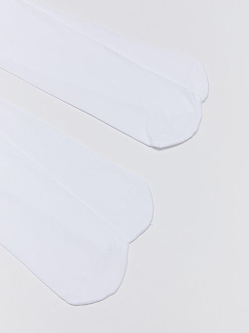 Basic K?z ?ocuk ?nce K?lotlu ?orap 2li - Waikiki фото 2