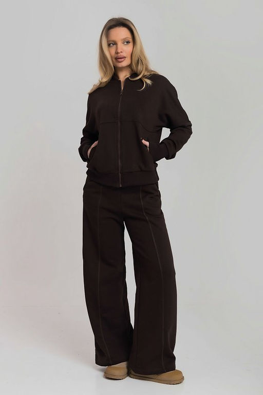 Толстовка М325367к коричневый - Елена фото 2