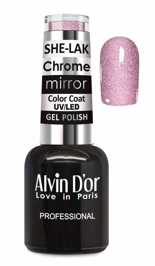 Alvin Dor Лак SHE-LAK Chrome mirror тон 6305 8мл