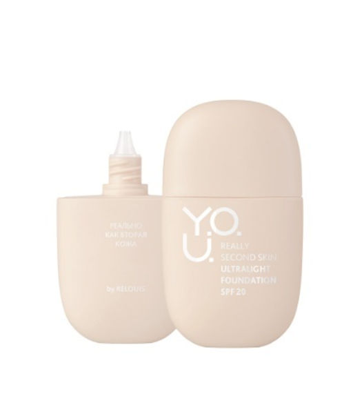 RELOUIS Y.O.U. Крем тональный Really Second skin ультралегкий №10 Light Beige