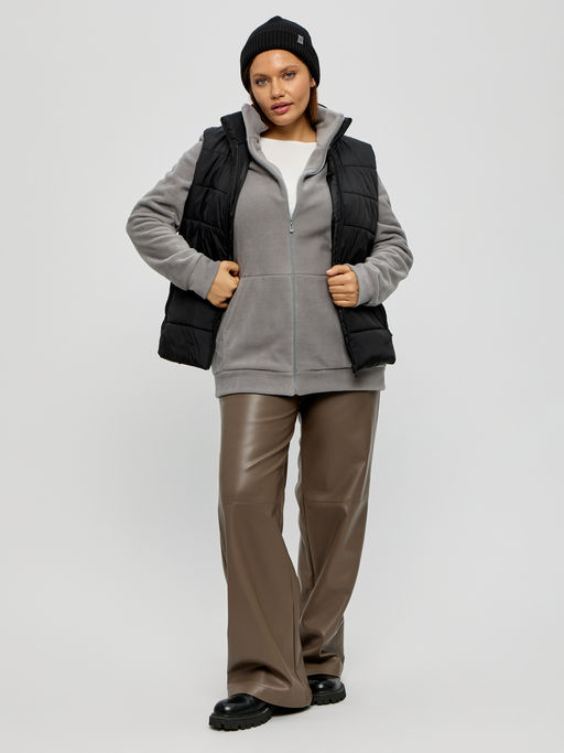 Толстовка женская из флиса Скарлет светло-серый - Амадэль фото 17