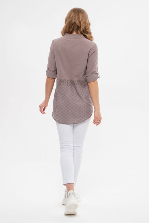 Рубашка М-479капучино