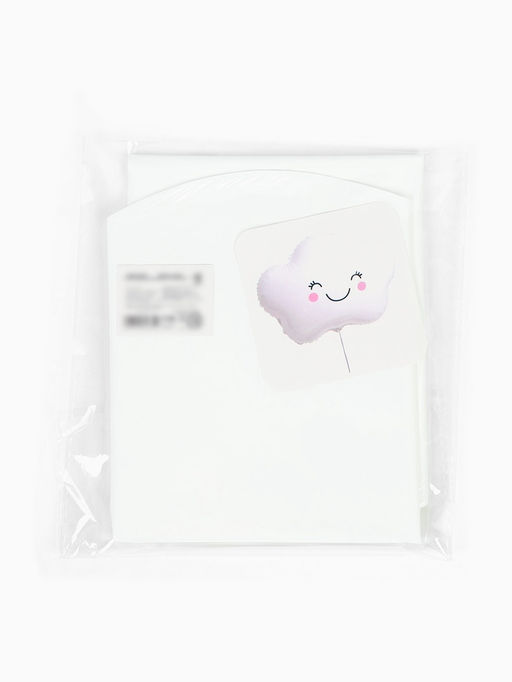 Воздушный шар фольгированный 19" "Счастливое облако"  набор 5 штук