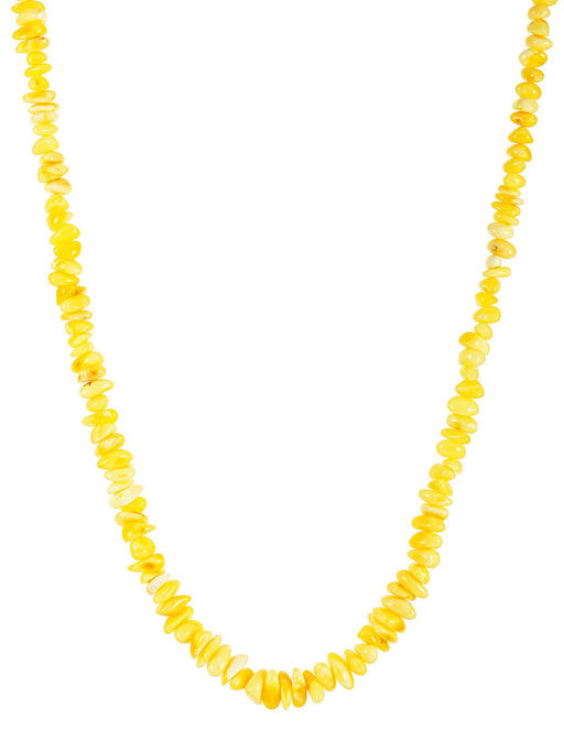 Бусы из натурального балтийского янтаря Чипсы медовые