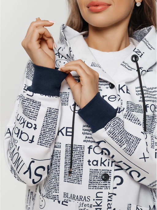 Драйв кофта женская (белый) - Lovetex фото 6