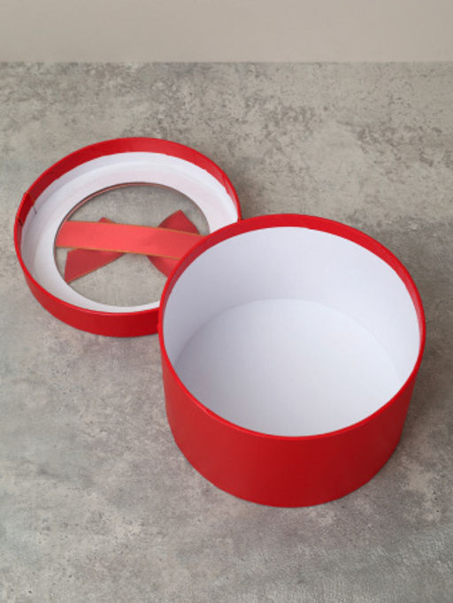 Коробка подарочная 3 штуки 20х20х11 см / 3431-1 /уп 30/красная - ГалеонТрейд фото 6