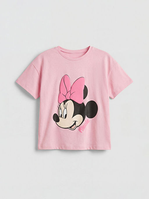 Minnie Mouse Bask?l? K?z ?ocuk Ti??rt ve Tayt