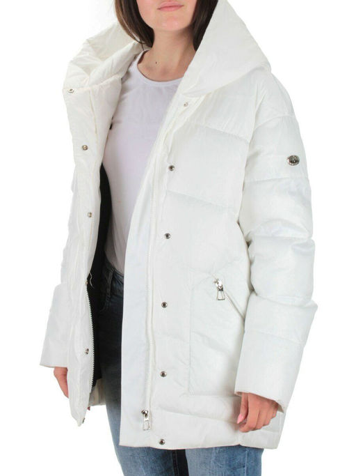 22359 WHITE Куртка зимняя женская (200 гр. холлофайбера) - Fashion фото 9