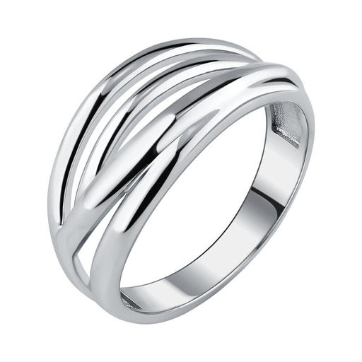 Кольцо из серебра без вставки, Л-14007