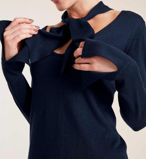 Пуловер, синий - Heine фото 6