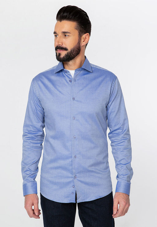 Сорочка мужская длинный рукав GREG 223/131/8715/Z/1 STRETCH_GB  фото 8