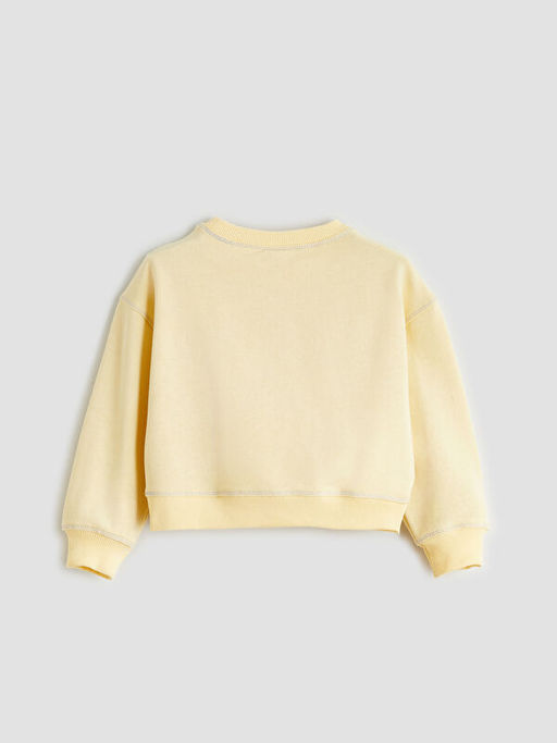 Bisiklet Yaka K?z ?ocuk Sweatshirt