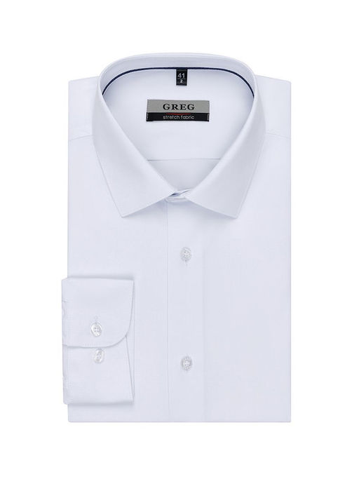 Сорочка мужская длинный рукав GREG 100/237/0197/ZV/1p STRETCH_TW