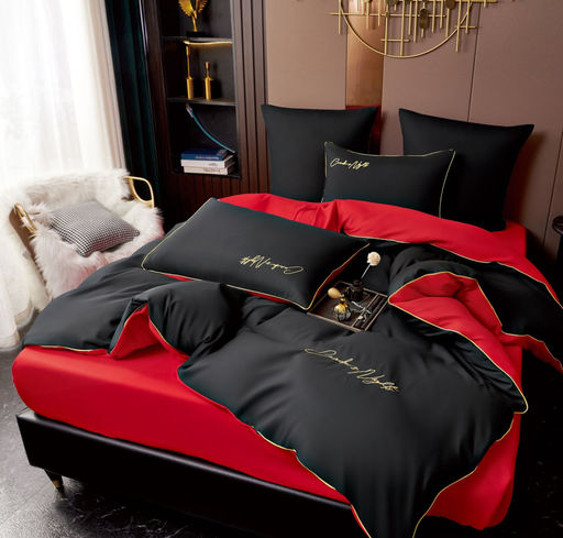 КПБ Candies однотонный с вышивкой CANOV028 Семейный