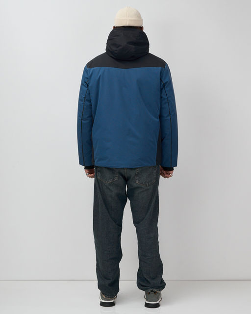 Горнолыжная куртка мужская зимняя синего цвета 7611S - Mtforce фото 13