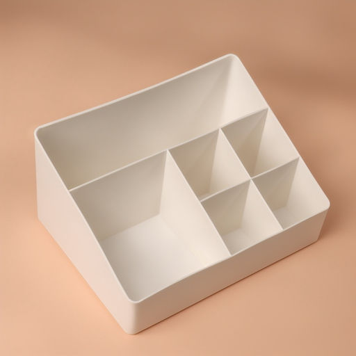 Органайзер для хранения косметики, 6 секций, 22×16.1×11 см, МИКС