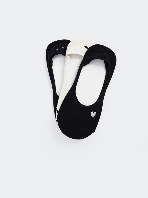 Desenli Kad?n Babet ?orap 3l?