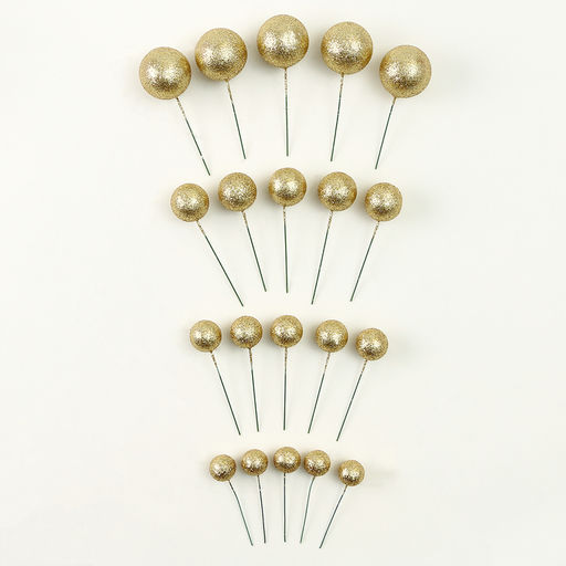 Набор для украшения Бусины, цвет золото - Страна карнавалия фото 2