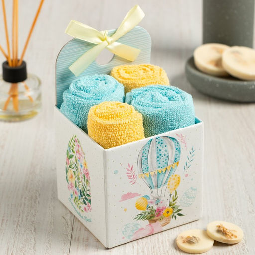 Набор декоративных махровых салфеток Этель Светлая пасха 30х30 см-4шт, хлопок, 340 г/м2  фото 8