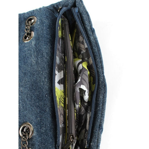Сумка женская текстиль DJ-7050-1-BLUE JEAN 1отд+карм/перег, синий SALE 261498 - Bobo фото 8