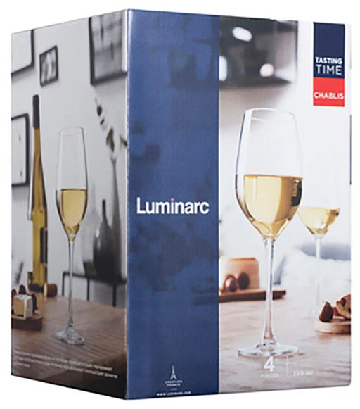 Набор бокалов ВРЕМЯ ДЕГУСТАЦИЙ ШАБЛИ 4шт 350мл арт.P6817 /Люминарк/ - Luminarc фото 2
