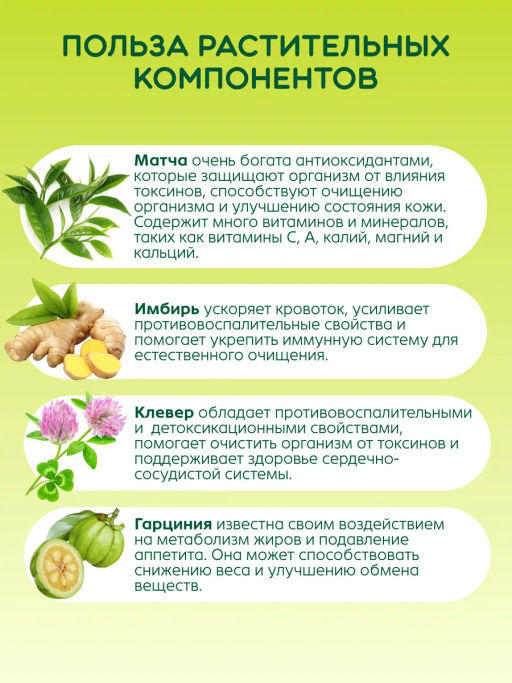 Фитококтейль "Детокс с псиллиумом", 5 стиков по 10 г Алфит 8475