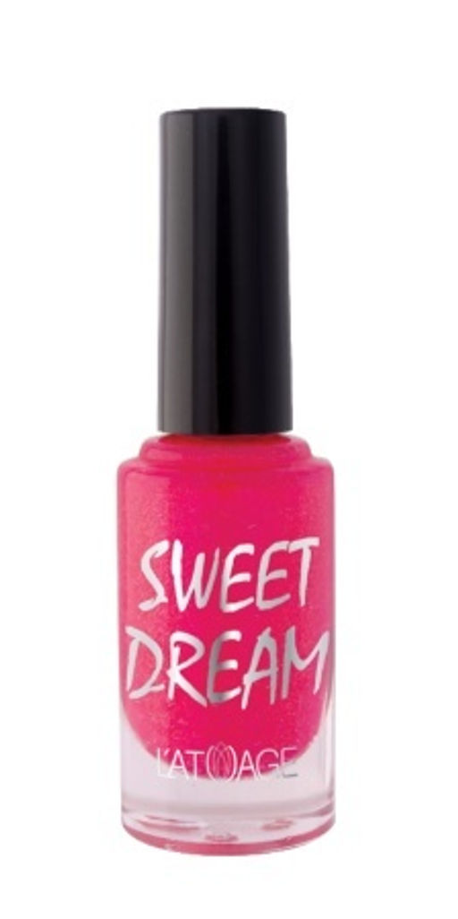 Latuage Лак для ногтей SWEET DREAM тон 510 малиновый перламутровый песок 9мл