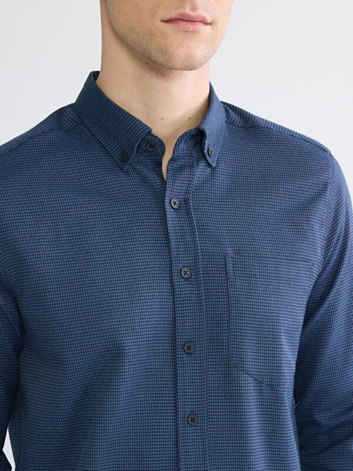 Regular Fit Desenli Erkek G?mlek