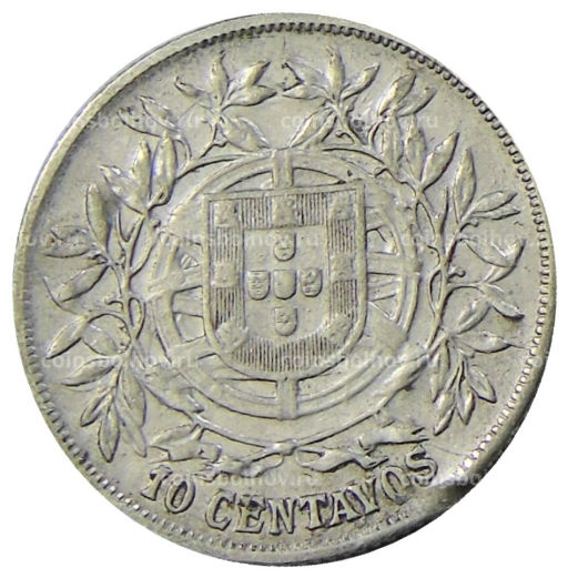 10 сентаво 1915 года Португалия