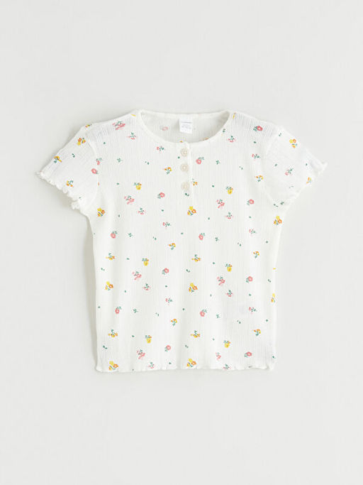 Bisiklet Yaka K?z ?ocuk Ti??rt ve ?ort