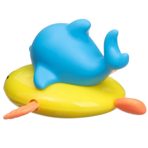 Заводная игрушка для ванны Крошка Я «Дельфин», с брызгалкой